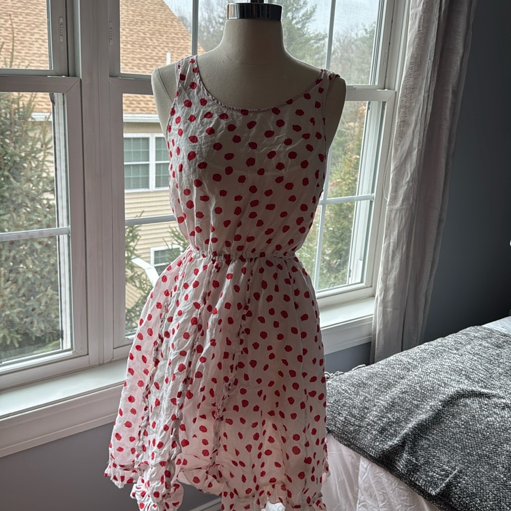 Anthropologie Polka Dot Dress